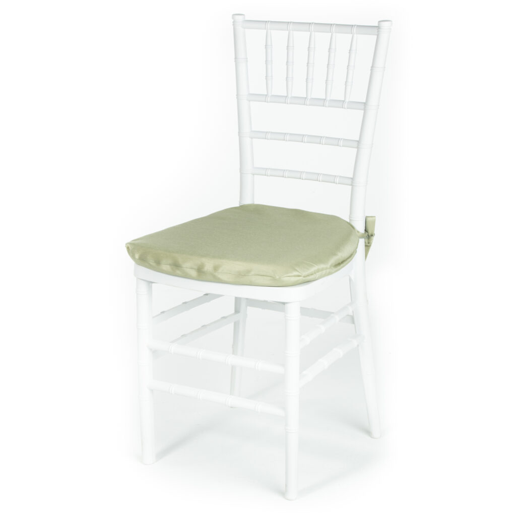 Sage Dupioni Chair Pad