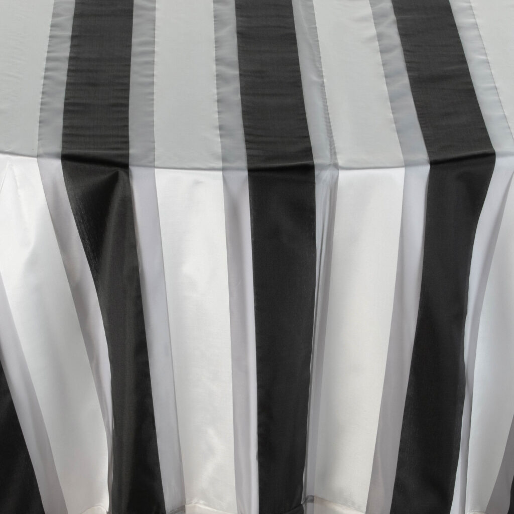 Black & White Sheer Stripe