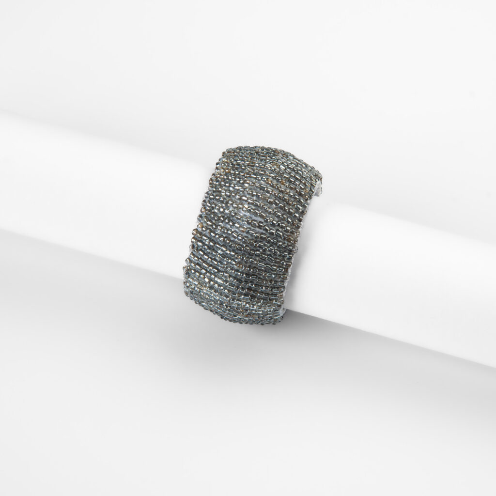 Silver Bead Napkin Ring