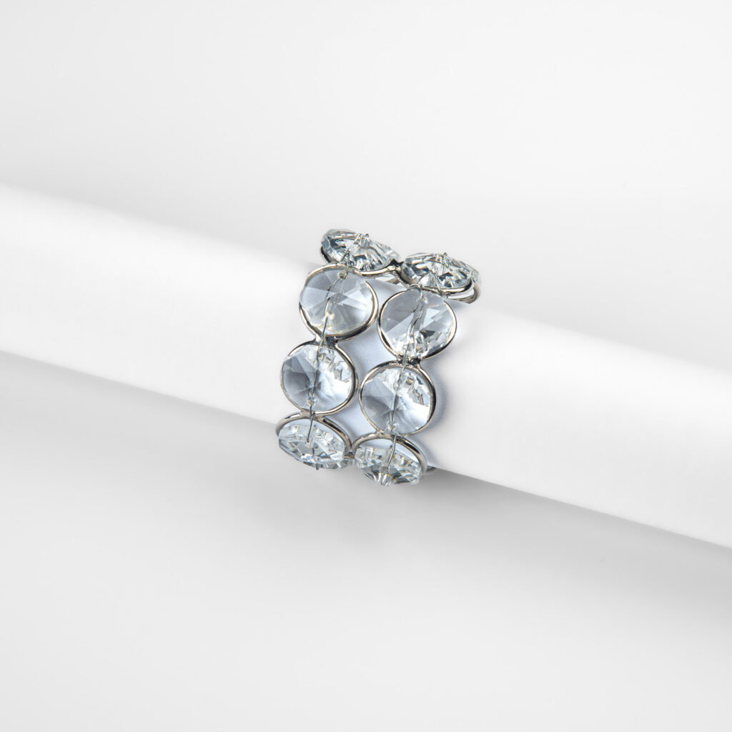 Silver Crystal Napkin Ring