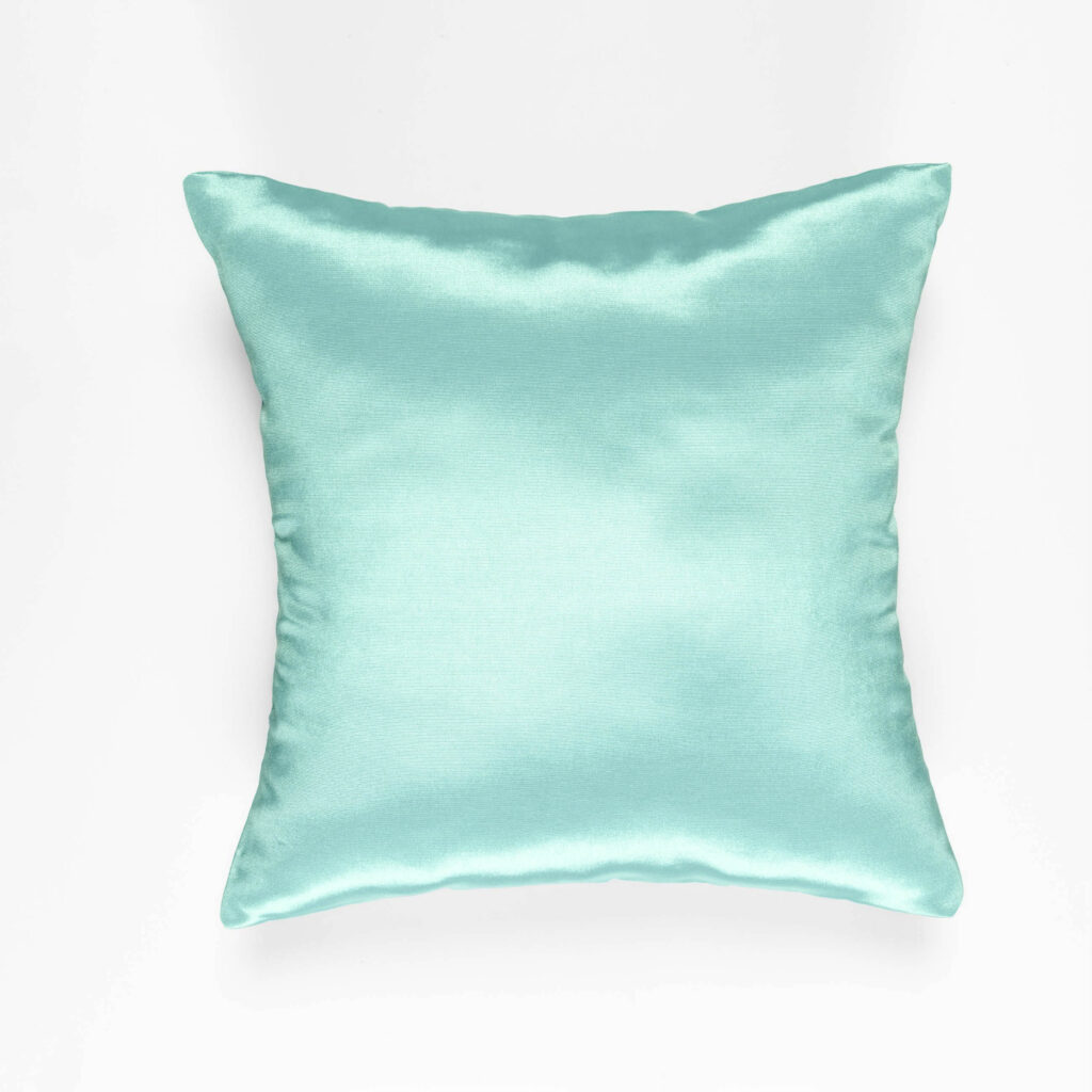 Aqua Bengaline Pillow