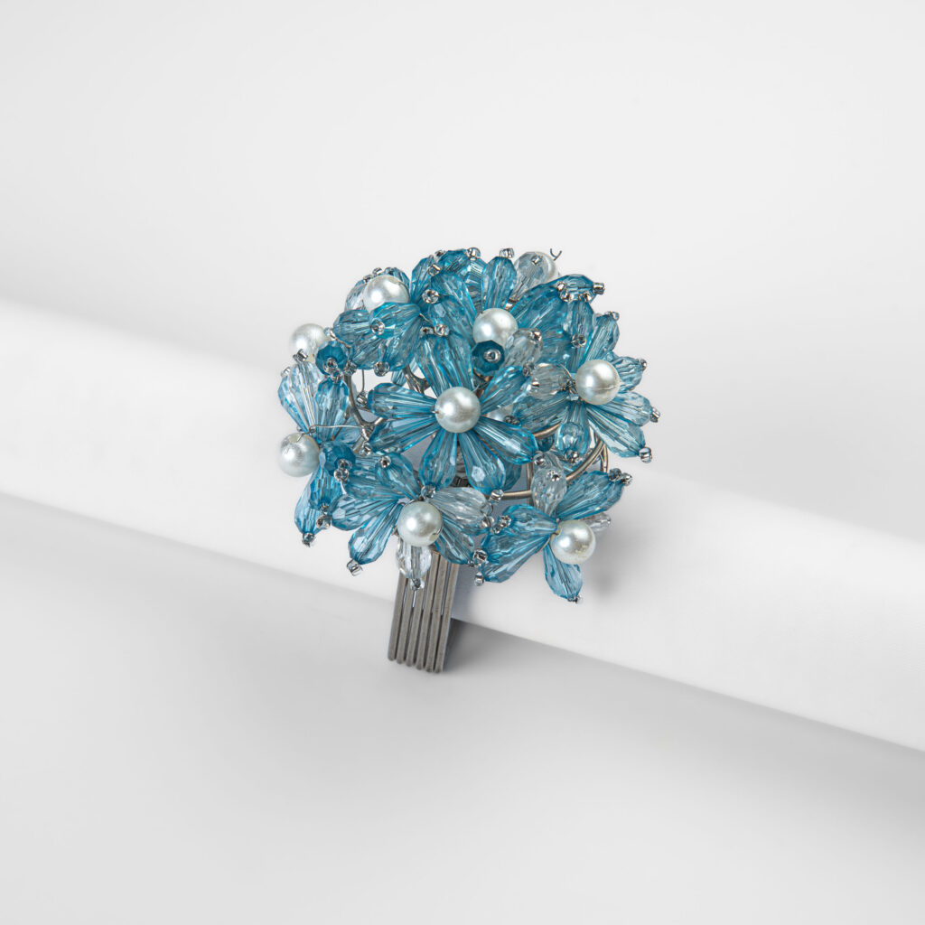 Slate Daisy Napkin Ring