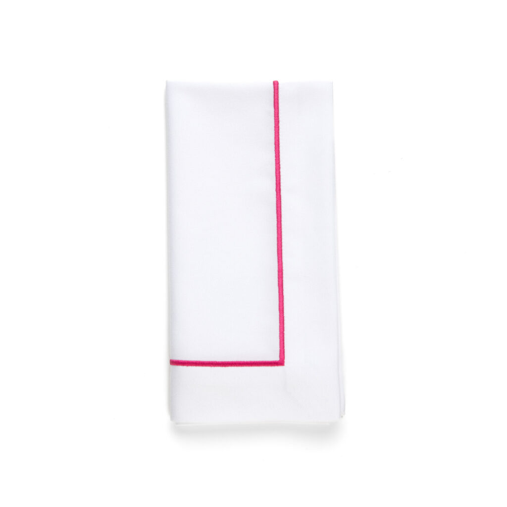 Raspberry Line Napkin