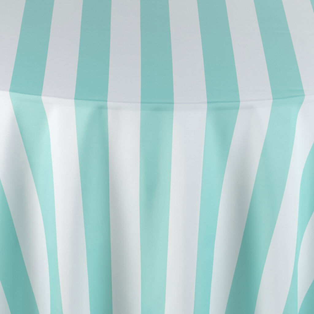 Aqua Wide Stripe