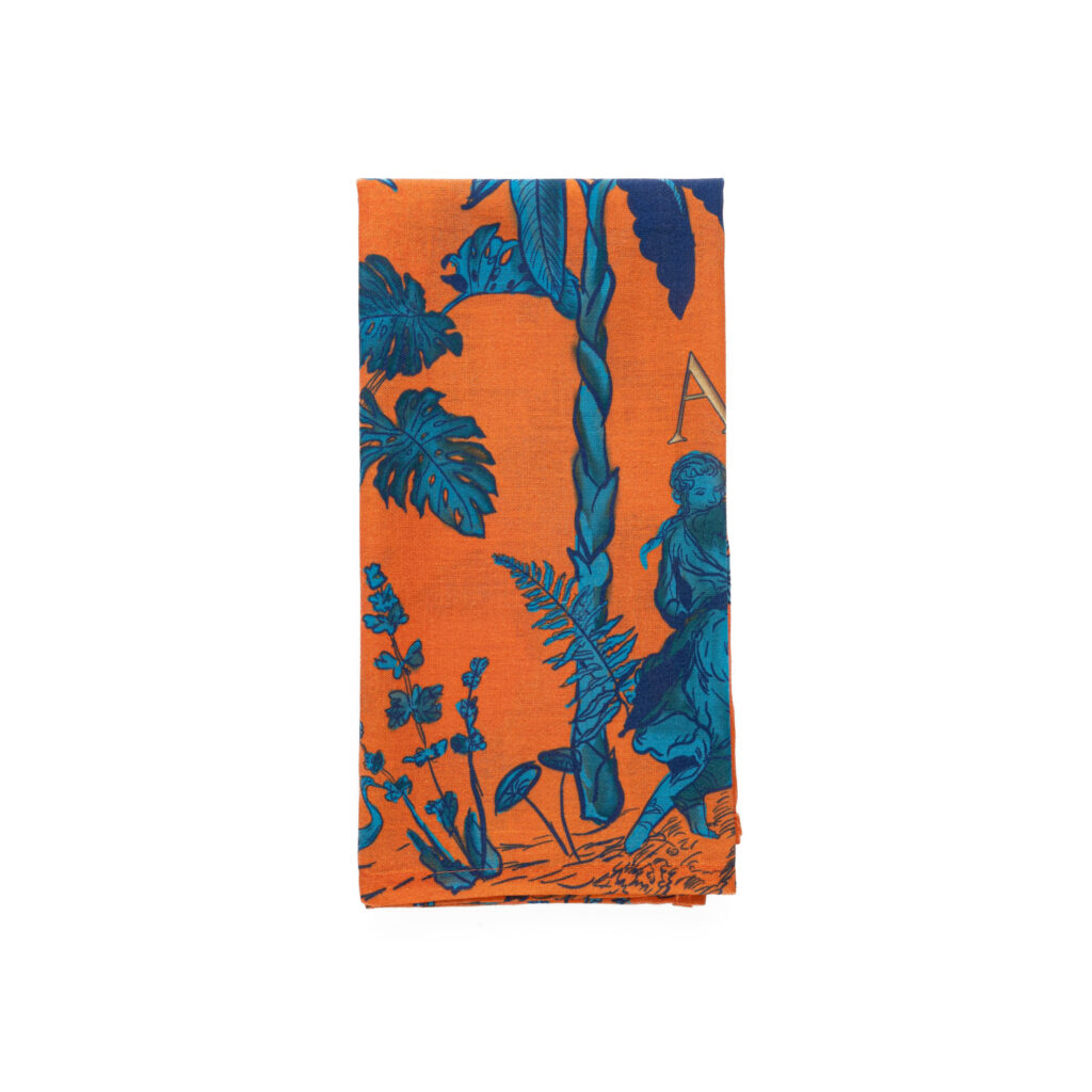 Orange Florentine Napkin